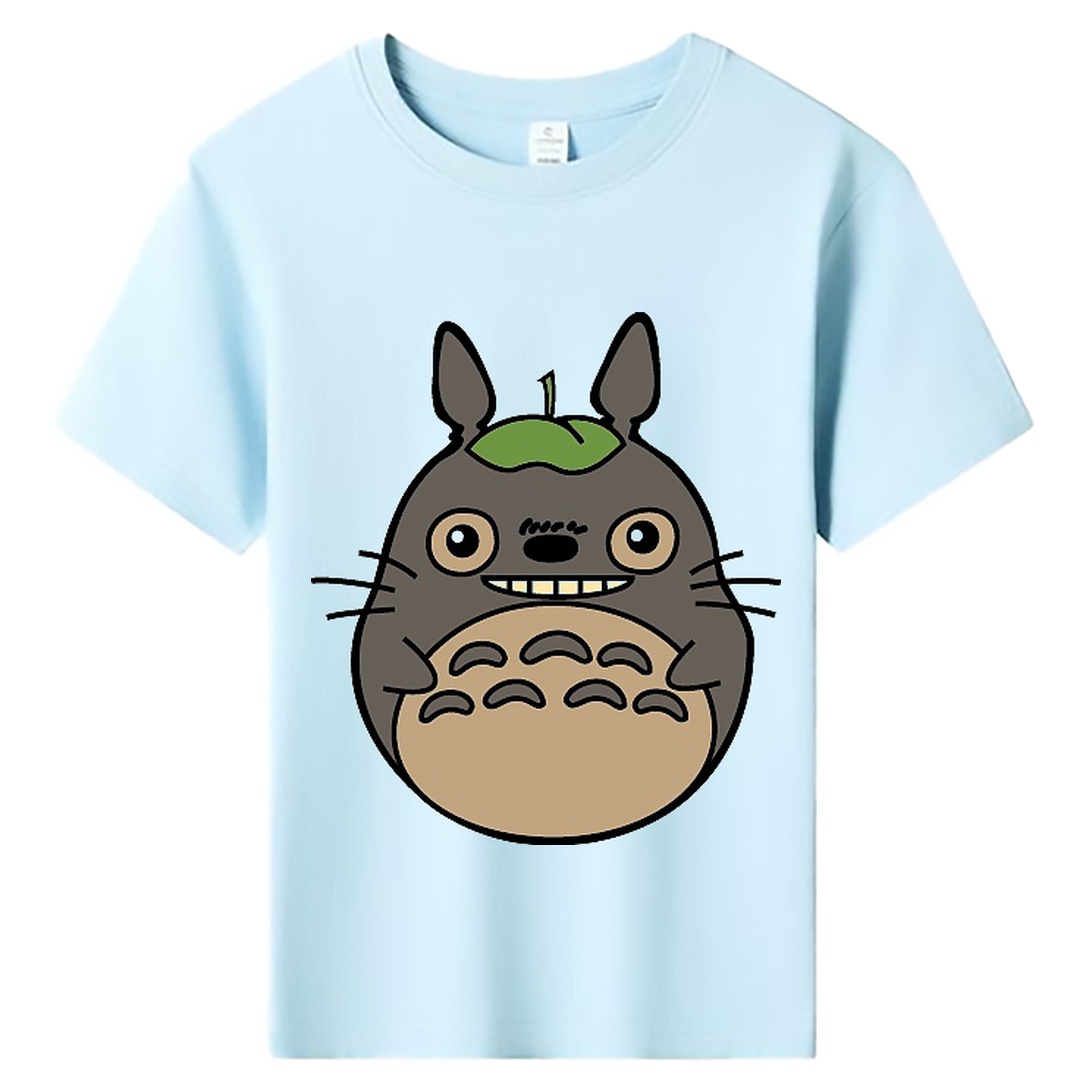 （画像用） となりのトトロ 草壁メイ 草壁サツキ My Neighbor Totoro Satsuki Kusakabe Mei Kusakabe 綿100％キッズTシャツ（フロントプリント）